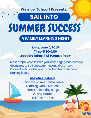 Sail Into Summer Success - School One's Family Learning Night